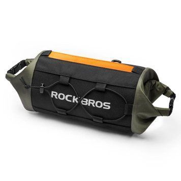 Вело сумка на руль велосипеда светоотражающая ROCKBROS W229G Черная RB-W229G-6560 фото