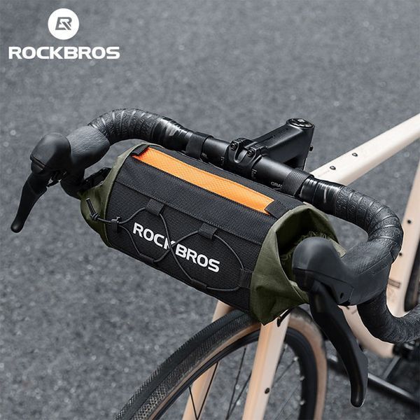 Вело сумка на кермо велосипеда світловідблискувальна ROCKBROS W229G Чорна RB-W229G-6560 фото