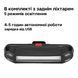 Седло/сиденье для велосипеда амортизирующее с задним фонарем ROCKBROS AQ-A51 Черный RB-AQ-A51-4834 фото 3