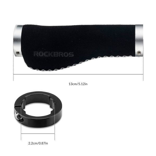 Грипсы анатомические ROCKBROS CMFT-SA5 Черные RB-CMFT-SA5-4807 фото