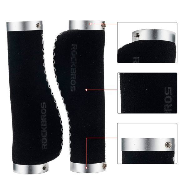 Грипсы анатомические ROCKBROS CMFT-SA5 Черные RB-CMFT-SA5-4807 фото