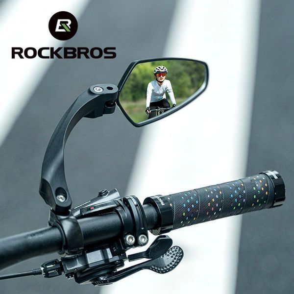 Дзеркало велосипедне для лівої частини керма ROCKBROS FK2621 Чорний RB-FK2621-5528 фото