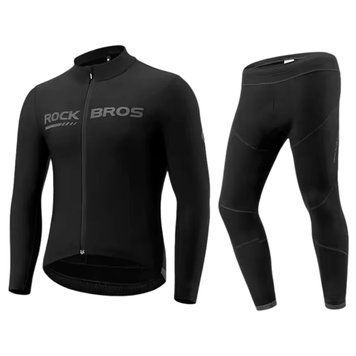 Спортивний костюм кофта та штани 2 в 1 ROCKBROS ZH-YP005 розмір 2XL Чорний RB-ZH-YP005-5150 фото