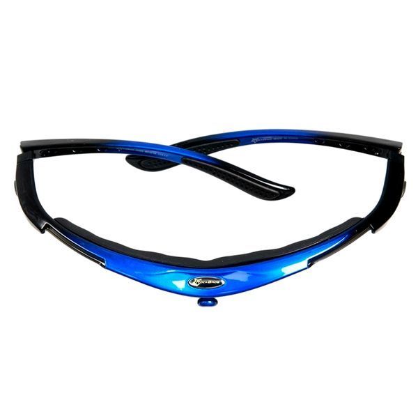 Спортивні окуляри ROCKBROS Original Polarized з 1 лінзою UV400 велосипедні Чорний з синім RB-10007L-1360 фото