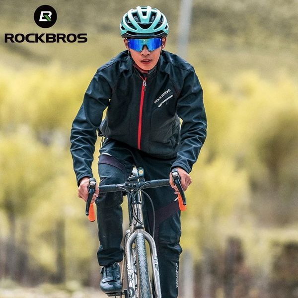 Велосипедна спортивна водостійка куртка ROCKBROS YPW001R Розмір L RB-YPW001R-5162 фото