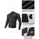 Велосипедная спортивная беговая куртка для 5-20&deg;C ROCKBROS YDWT006 Размер 3XL Синяя RB-YDWT006-5346 фото 3