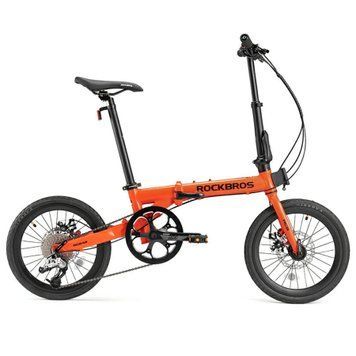 Велосипед складной ROCKBROS ACS-16M | на 9-скоростной трансмиссии SRAM X4/X5 | алюминиевый | Оранжевый RB-ACS16M-5273 фото