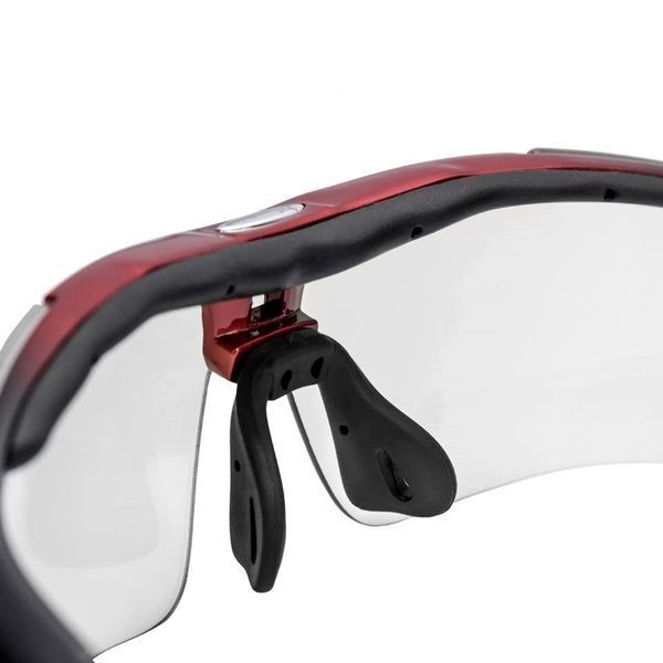 Спортивні окуляри ROCKBROS Original Polarized з 1 лінзою UV400 велосипедні Чорний з червоним RB-10001L-1361 фото