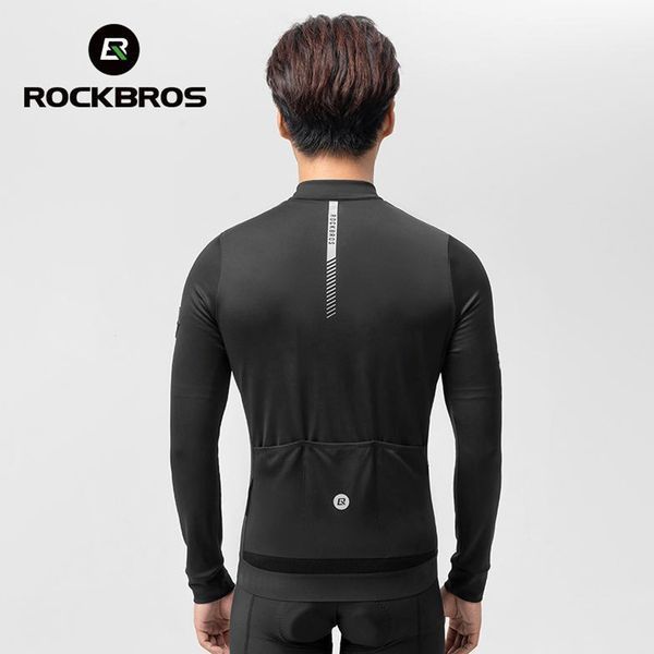 Велосипедна спортивна бігова куртка для 5-20&deg;C ROCKBROS YDWT006 Розмір 4XL Чорна RB-YDWT006-5347 фото