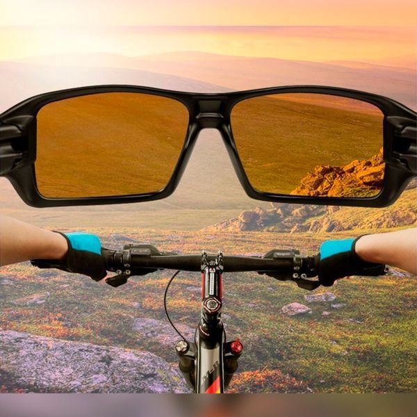 Спортивні окуляри ROCKBROS Original Polarized 10075 UV400 Чорний RB-10075-1386 фото