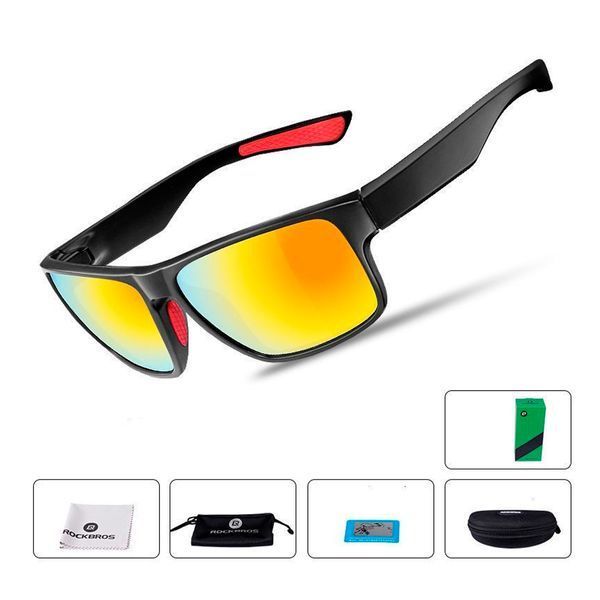 Спортивні окуляри ROCKBROS Original Polarized 10075 UV400 Чорний RB-10075-1386 фото