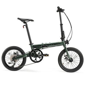 Велосипед складной ROCKBROS ACS-16M | на 9-скоростной трансмиссии SRAM X4/X5 | алюминиевый | Темно-зеленый RB-ACS16M-5272 фото