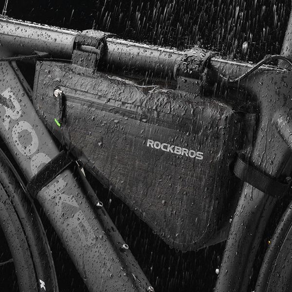 Велосипедна сумка під раму велкро ROCKBROS AS-017 Коричневий RB-AS-017-2740 фото