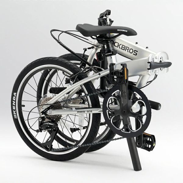 Велосипед складной ROCKBROS MBS-20E | на 8-скоростной трансмиссии Shimano | алюминиевый | Серебристый RB-MBS20E-5274 фото