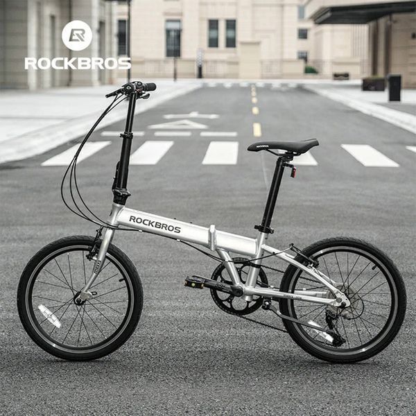 Велосипед складной ROCKBROS MBS-20E | на 8-скоростной трансмиссии Shimano | алюминиевый | Серебристый RB-MBS20E-5274 фото
