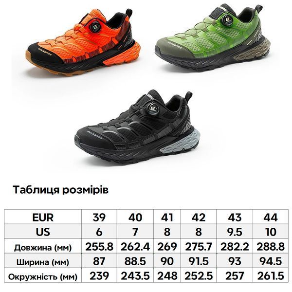 Спортивне взуття кросівки снікерси з механізмом регулювання BOA ROCKBROS LF1409 розмір 42 Зелені RB-LF1409-5643 фото