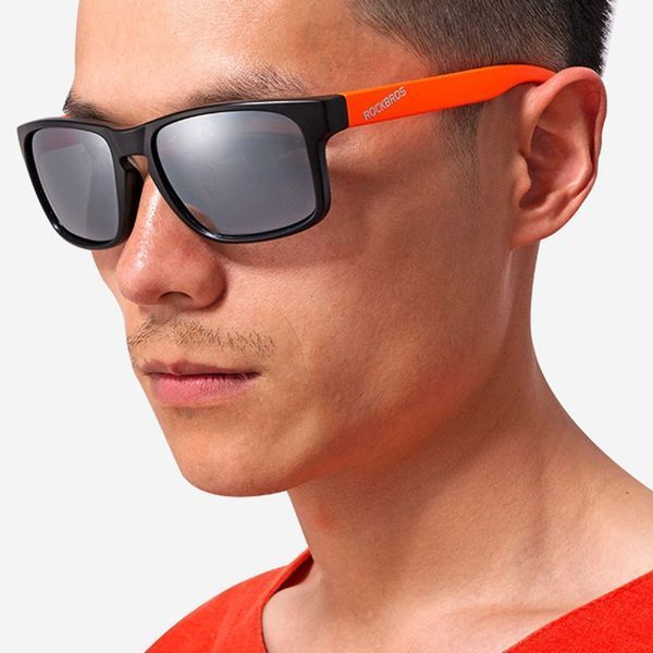 Спортивні окуляри ROCKBROS Original Polarized 10116 UV400 Чорний з помаранчевим RB-10116-1392 фото