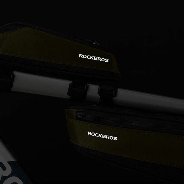 Вело сумка под раму велосипеда ROCKBROS CB918 Зеленая RB-CB918-6530 фото