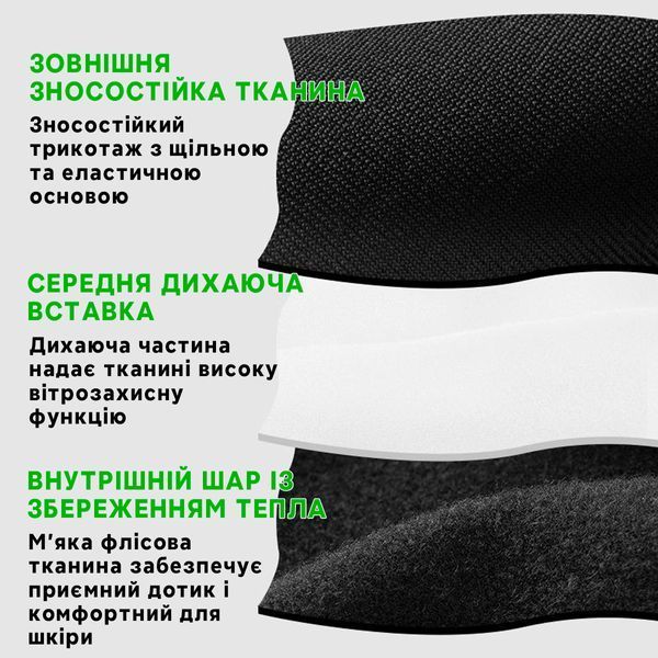 Зимняя велосипедная спортивная беговая куртка для 0-15&deg;C ROCKBROS YDWTN01 Размер L Черная RB-YDWTN01-5350 фото