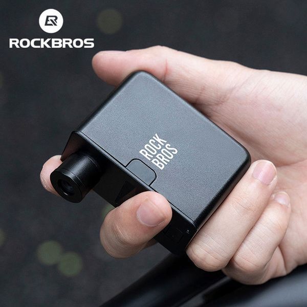 Електричний насос 120 PSI 8.27 BAR помпа портативна ROCKBROS NS1001 RB-NS1001-5247 фото