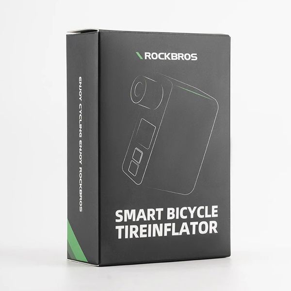 Електричний насос 120 PSI 8.27 BAR помпа портативна ROCKBROS NS1001 RB-NS1001-5247 фото