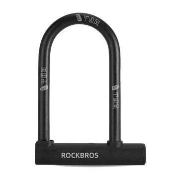 Замок скоба / U-подобный велосипед на ключ ROCKBROS CP-NGE Черный RB-CP-NGE-4756 фото