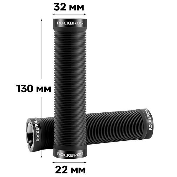 Грипсы ручки для руля велосипеда с барендами ROCKBROS BT7123 Зеленый RB-BT7123-5969 фото