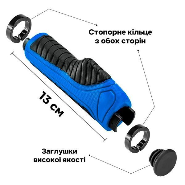 Грипсы анатомические ROCKBROS RB-BT1802 Синие RB-BT1802-1145 фото