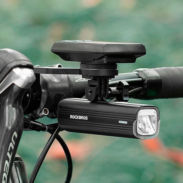 Кріплення телескопічне Garmin Bryton Cateye для ліхтариків та GoPro універсальне ROCKBROS 2547113 Чорний RB-2547113-4930 фото