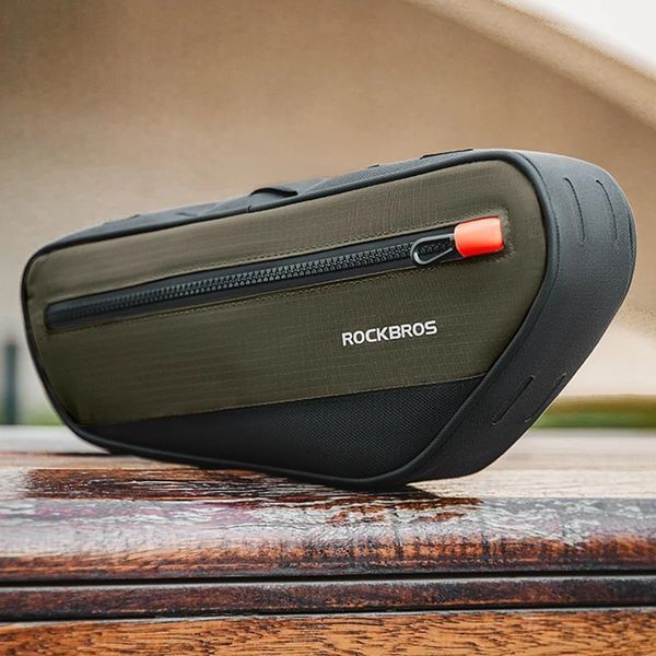 Вело сумка под раму велосипеда ROCKBROS CB916 Зеленая RB-CB916-6528 фото