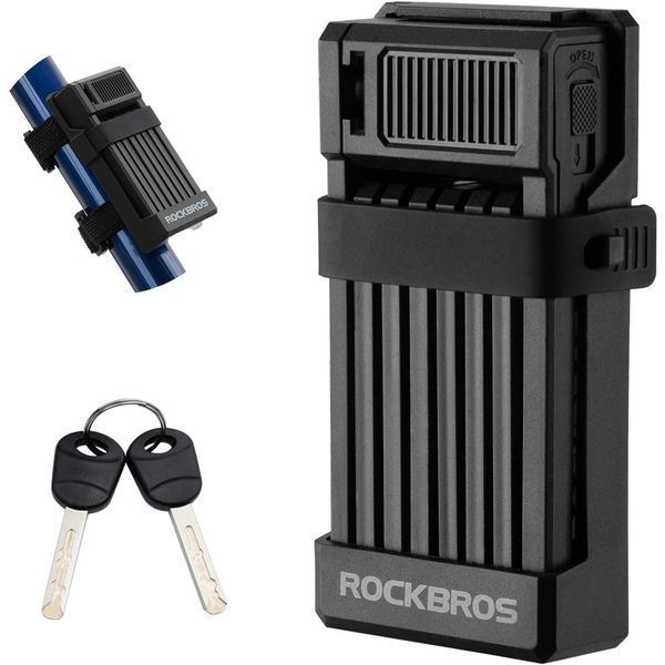 Замок сегментний на велосипед ROCKBROS AT-AT09 65 см Чорний RB-AT-AT09-4757 фото