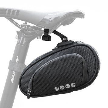 Велосипедная сумка подседельная velcro светоотражающая ROCKBROS C40 Черный RB-C40-2709 фото