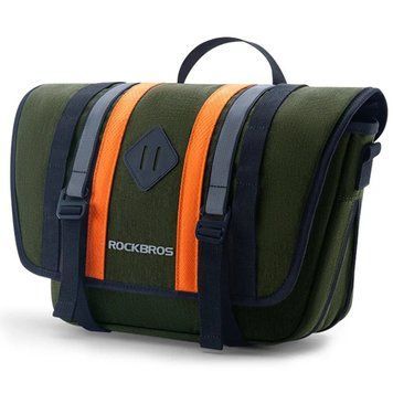Велосумка на кермо велосипеда світловідблискувальна ROCKBROS W242G Зелена RB-W242G-6557 фото