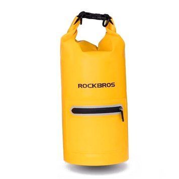 Водостойкий велосипедный кемпинговый гермомешок ROCKBROS AS-024 10л Желтый RB-AS-024-1Y-2734UA фото