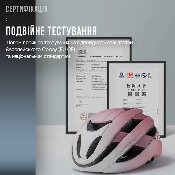 Велосипедный шлем ROCKBROS LK12 Размер L (58-62 см) In-Mold | Ionic+ Матовый зеленый RB-LK12-6588 фото