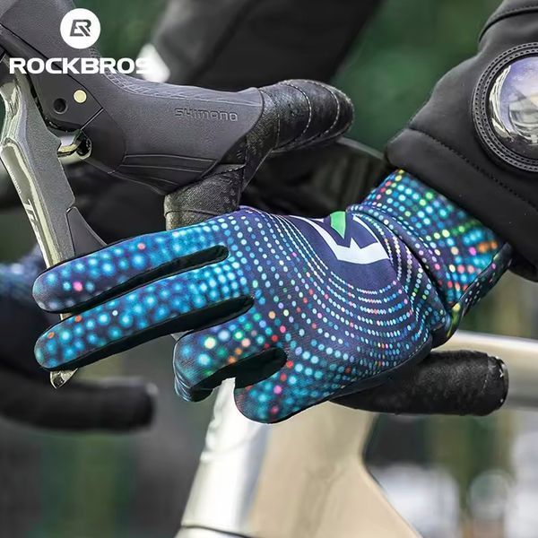 Рукавички зимові теплі для тренувань та велосипеда ROCKBROS S340 Сині Розмір XL RB-S340-5458 фото