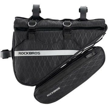 Комплект велосипедних сумок універсальні ROCKBROS P1476 Чорний RB-P1476-6527 фото