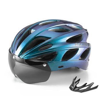 Вело шлем с магнитным визором ROCKBROS TT16 (57-62 см) In-Mold Разноцветный RB-TT-16-3892 фото