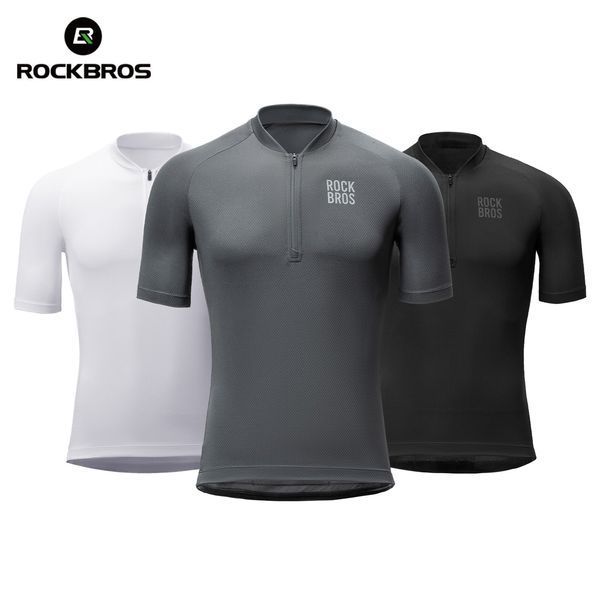 Джерси футболка с коротким рукавом спортивная одежда ROCKBROS ZH70315 Размер 2XL Черная RB-ZH70315-7258 фото
