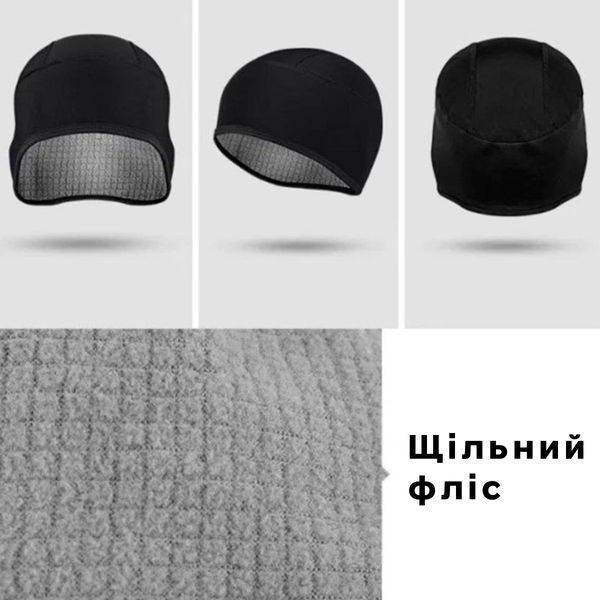 Шапка подшлемник ROCKBROS YPP002 Windstopper 54-60 см Черный RB-YPP002-3943 фото