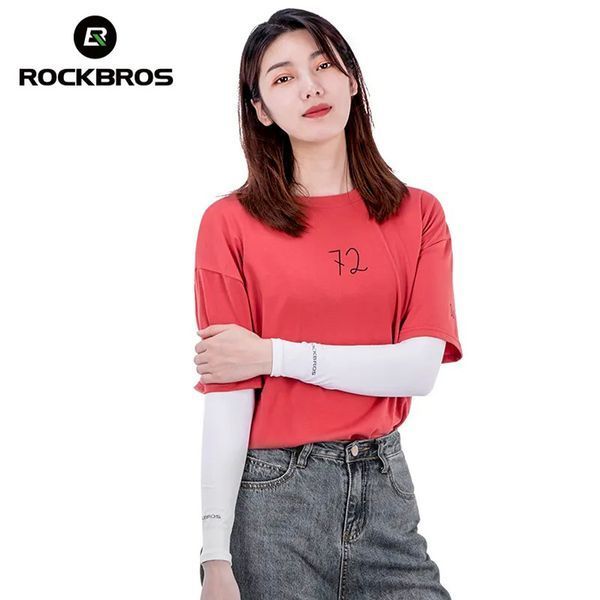Спортивні велосипедні нарукавники ROCKBROS XT9002 Білий RB-XT9002-4149 фото