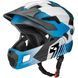 Детский вело шлем фулфейс ROCKBROS TT4857 (48-54 см) In-Mold Синий с белым RB-TT4857-5075 фото 1