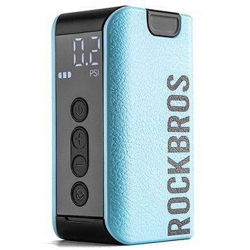 Электрический насос для мячей 20 PSI 1.37 BAR насос портативный ROCKBROS A425 Голубой RB-A425-6635 фото