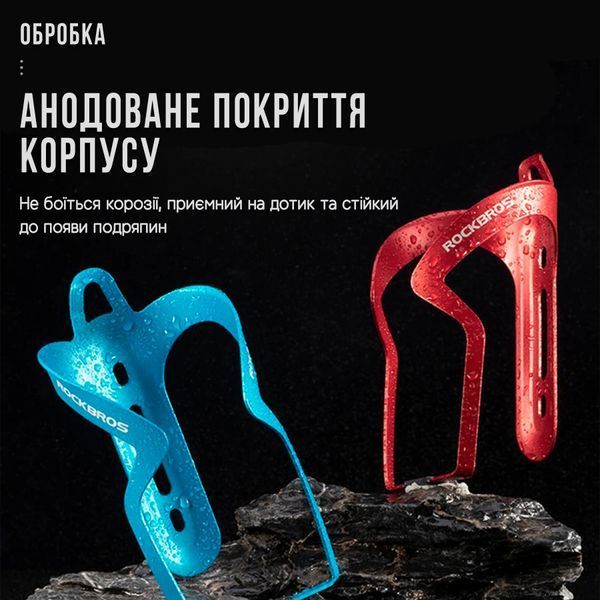 Кріплення для фляги фляготримач для велосипеда ROCKBROS 2019-11B Сірий RB-2019-11B-6606 фото