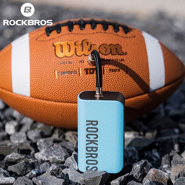 Электрический насос для мячей 20 PSI 1.37 BAR насос портативный ROCKBROS A425 Голубой RB-A425-6635 фото