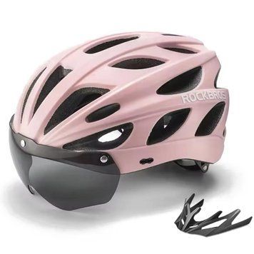 Вело шлем с магнитным узором ROCKBROS TT16 (57-62 см) In-Mold Розовый RB-TT-16-6005 фото