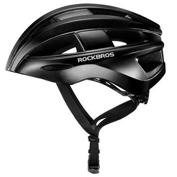 Вело шлем с USB мигалкой ROCKBROS ZK-013 (55-60 см) In-Mold Черный RB-ZK-013-2781 фото