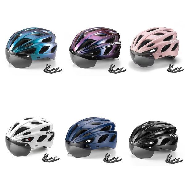Вело шлем с магнитным узором ROCKBROS TT16 (57-62 см) In-Mold Розовый RB-TT-16-6005 фото