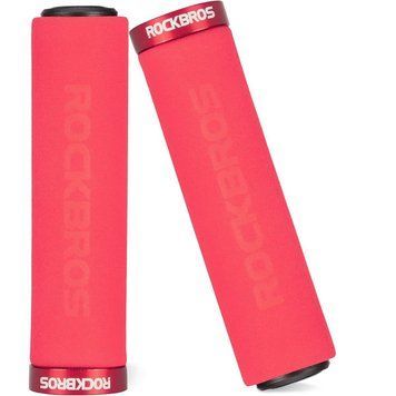 Грипсы / ручки руля ROCKBROS BT1001 Красные с красными замками RB-BT1001-2824 фото
