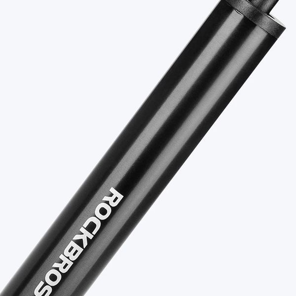 Насос ручной с манометром насос портативный 116 PSI 8 BAR ROCKBROS BG-1047 Черный RB-BG-1047-6638 фото